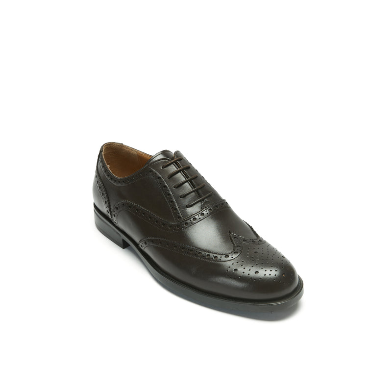 Bout D'Aile Oxford - Marron Foncé - Homme