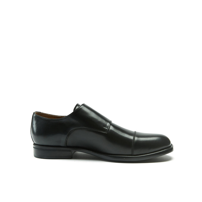 Monk Strap Bout Droit - Noir - Homme