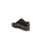 Monk Strap À Bout Droit - Marron Foncé - Homme