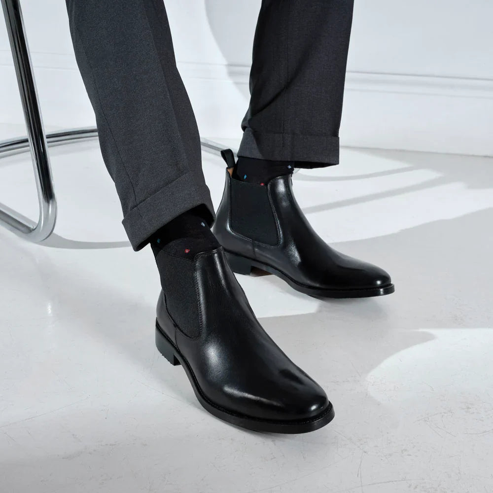 Botines Chelsea - Negro - Hombre