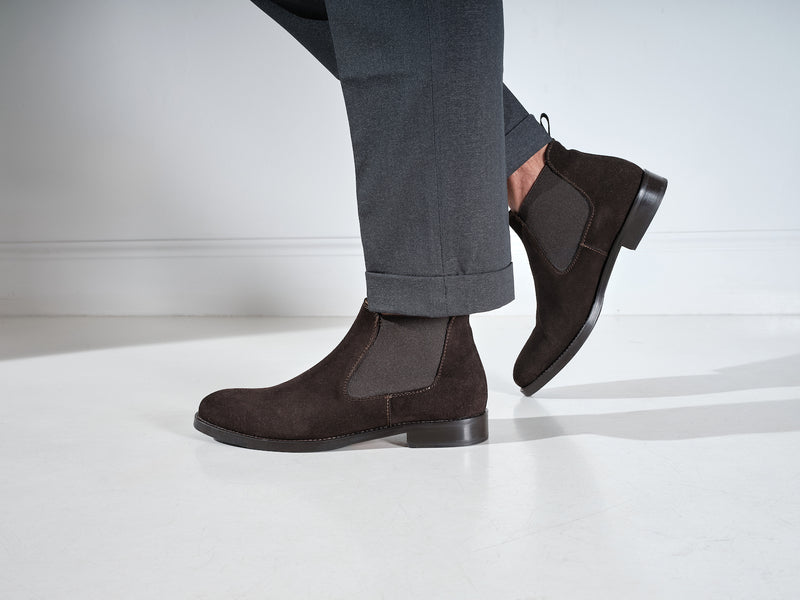 Bottines Chelsea - Marron Foncé - Homme