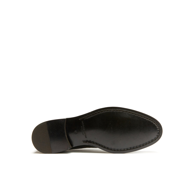 Long Wingtip Derby - Black - Men
