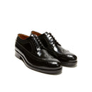 Long Wingtip Derby - Black - Men