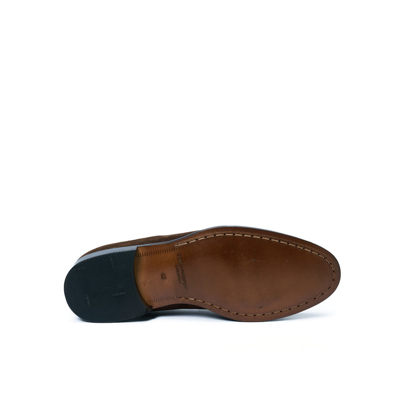 Mocasines con pompones - Marrón oscuro - Hombre