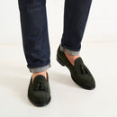 Pompom Loafers - Forest Green - Men