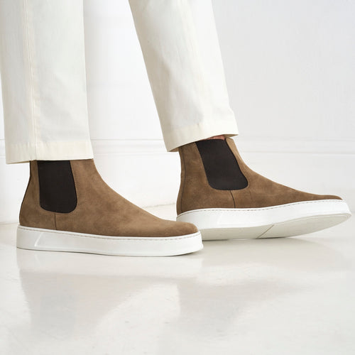 Bottines Chelsea - Beige - Homme