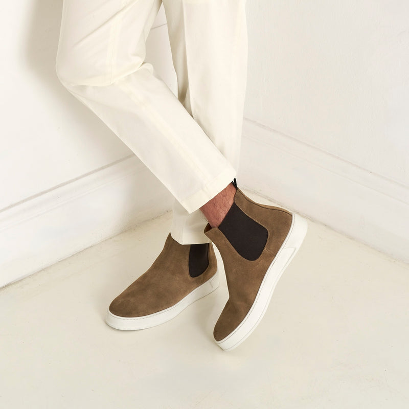 Bottines Chelsea - Beige - Homme