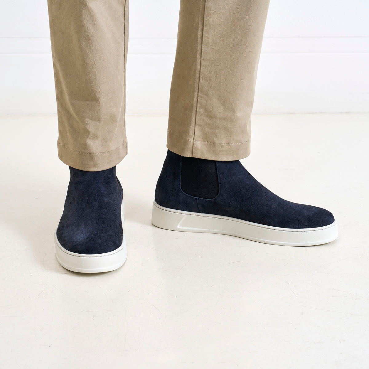 Stivaletti Chelsea - Blu Marino - Uomo