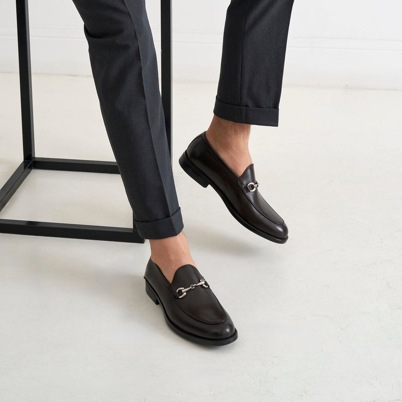 British Passport - Mocassins Morceaux - Marron Foncé - Homme