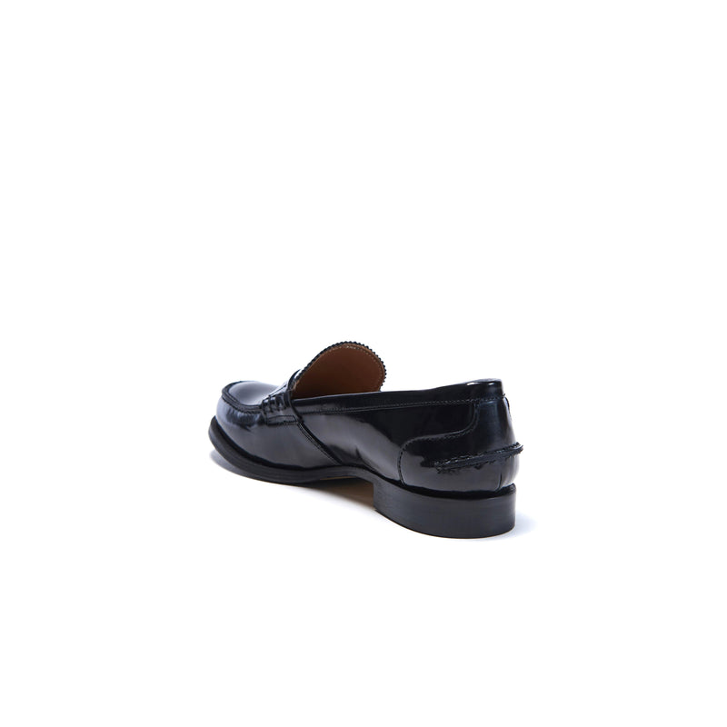 British Passport - Penny Loafers - Black - Women