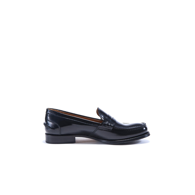 British Passport - Penny Loafers - Black - Women