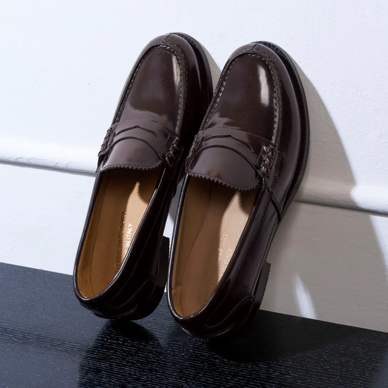 British Passport - Mocassins Penny - Marron Foncé - Femme