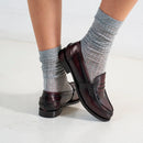 British Passport - Mocassins Penny - Bordeaux - Femme