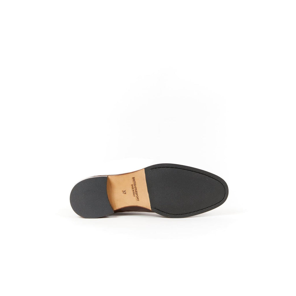 Botines Chelsea de Punta Recta - Marrón Curtido - Mujer