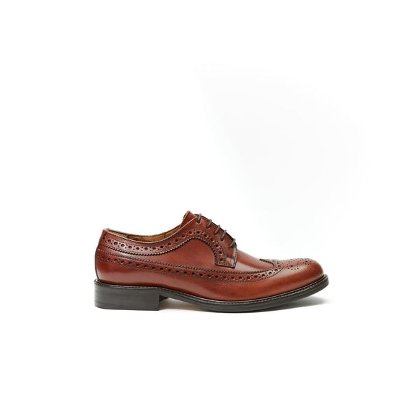 Long Wingtip Derby - Tanned Brown - Women