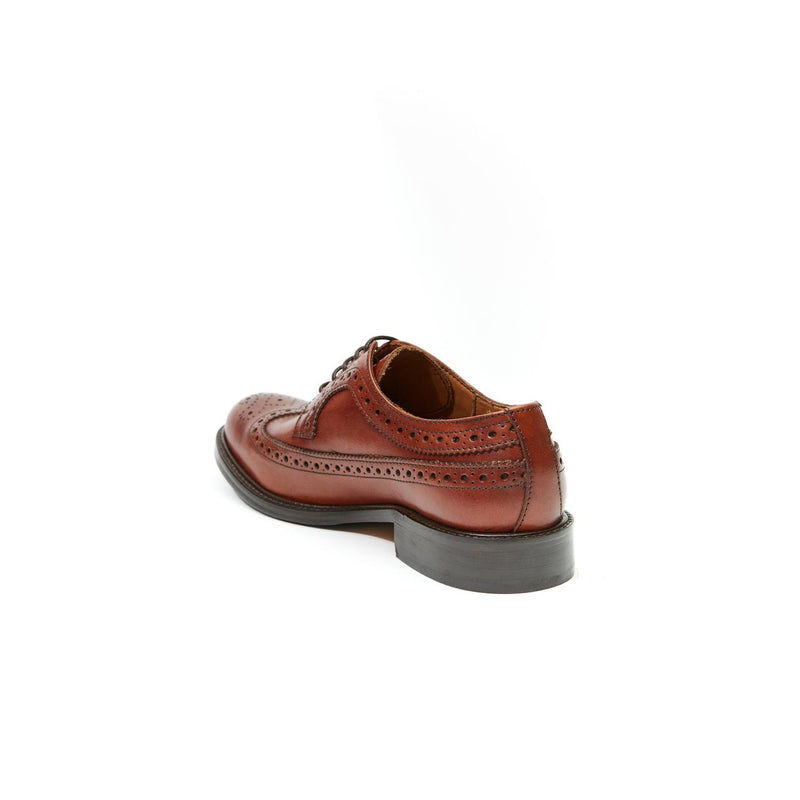 Derby À Bout D'Aile Long - Marron Tanné - Femme