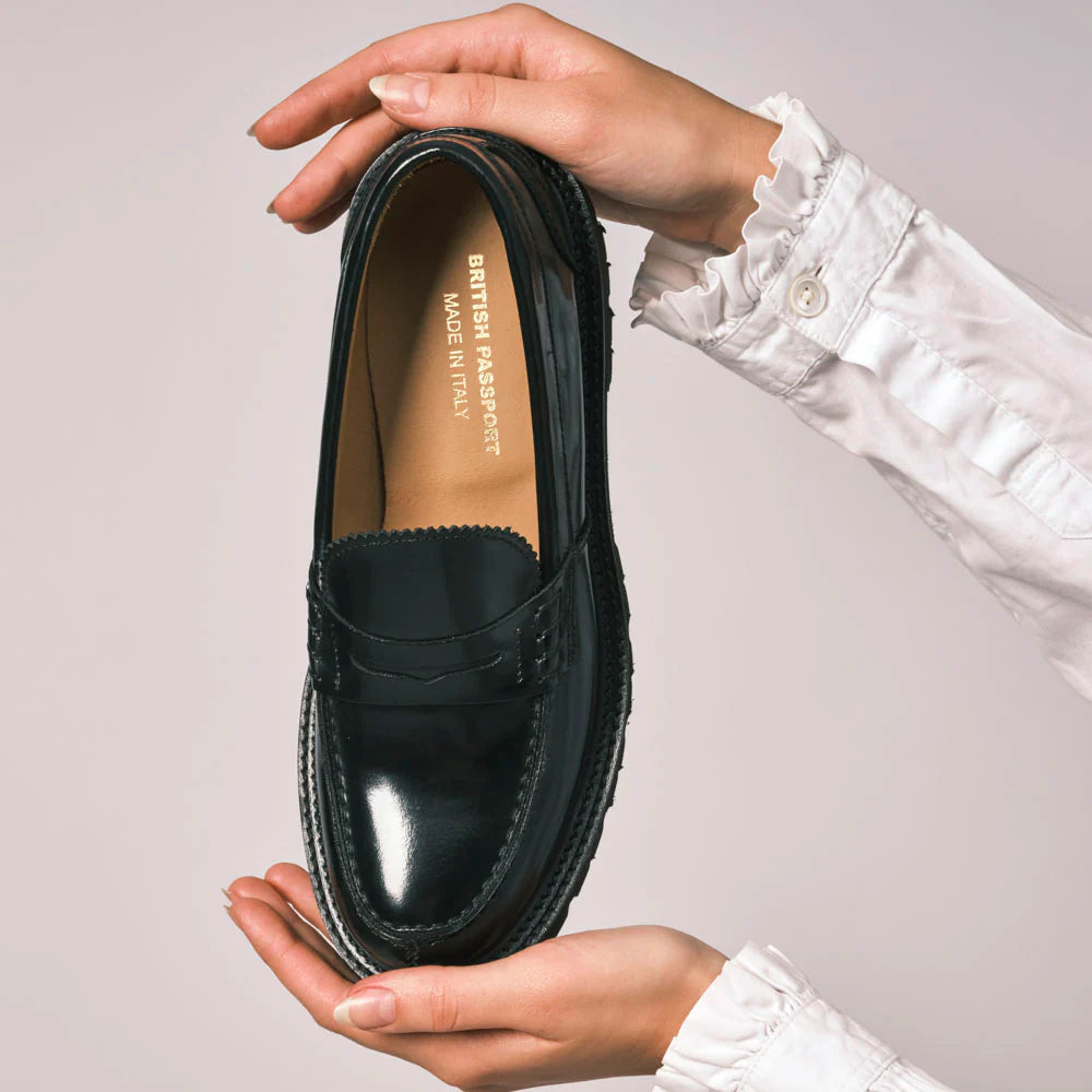 Mocassin Penny - Noir - Femme