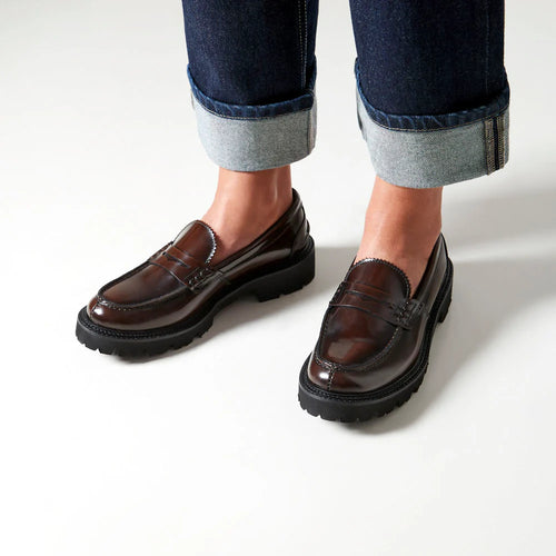 British Passport - Mocassin - Marron - Femme