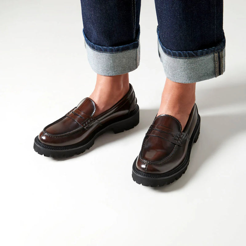 British Passport - Mocassin - Marron - Femme