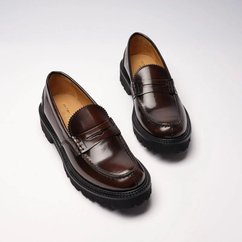 British Passport - Loafers - Burgundy - Women's