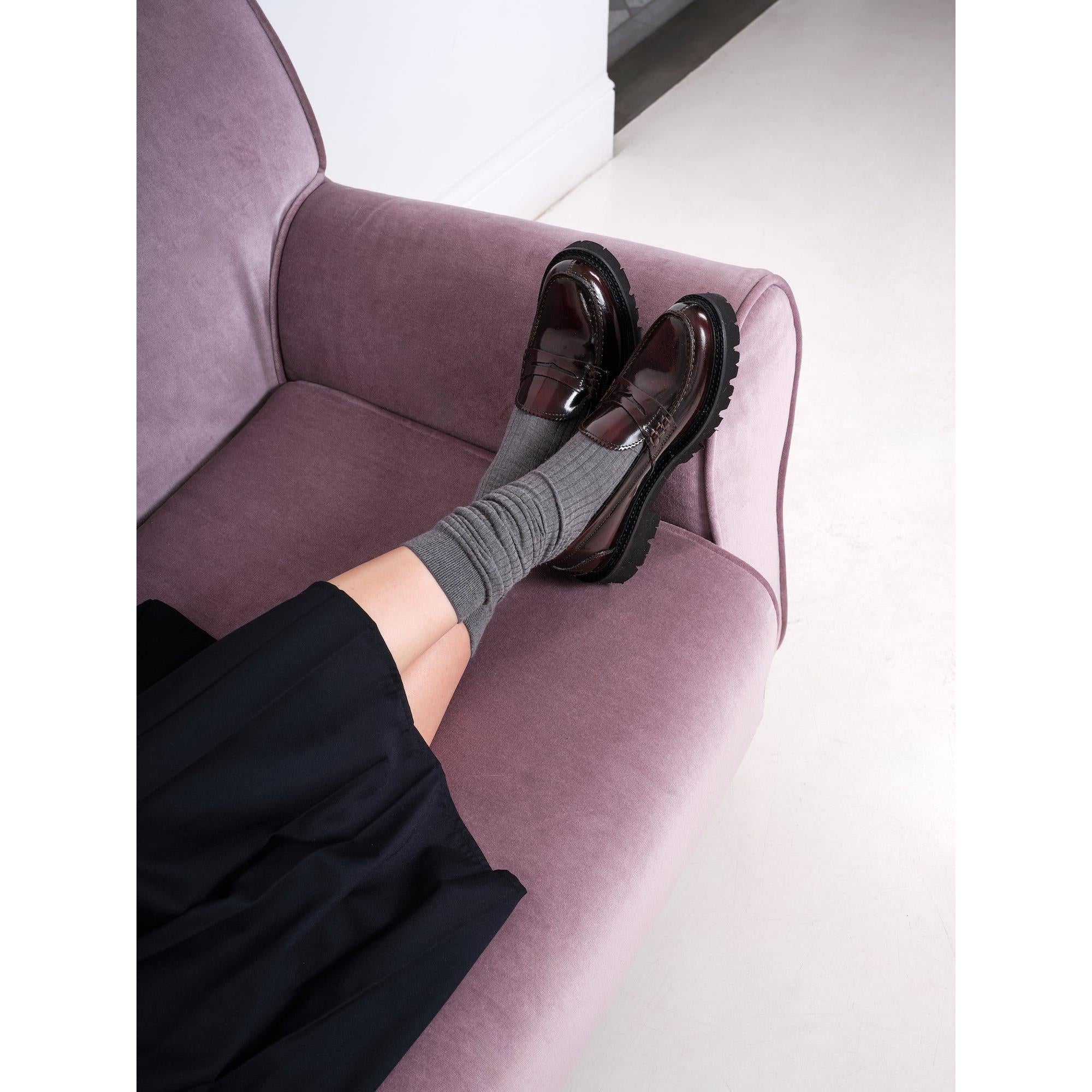 Mocassins Penny - Bordeaux - Femme