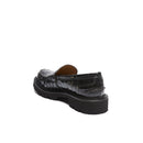 Mocassins Penny En Crocodile - Noir - Femme