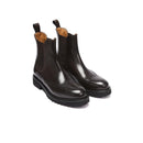 British Passport - Wingtip Chelsea Boots - Dark Brown - Women