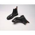 Boots Chelsea À Bout Fleuri - Noir - Femme