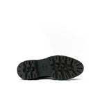 Botines Derby Con Puntera Abierta - Negro - Mujer