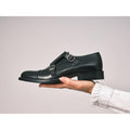 Monk Strap de Punta Recta - Negro - Mujer