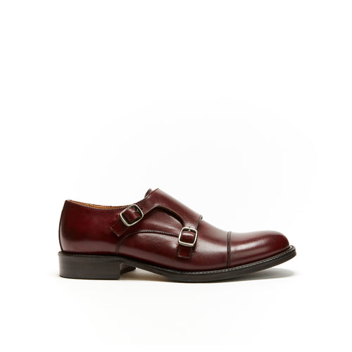 Bonnet Droit Monk Strap - Bordeaux - Femme