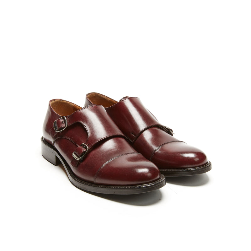 Bonnet Droit Monk Strap - Bordeaux - Femme