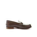 Mocassins Penny - Marron Et Crème - Femme