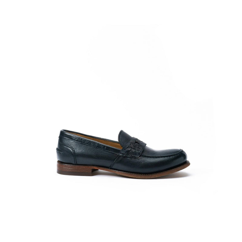 British Passport - Penny Loafers - Black - Women