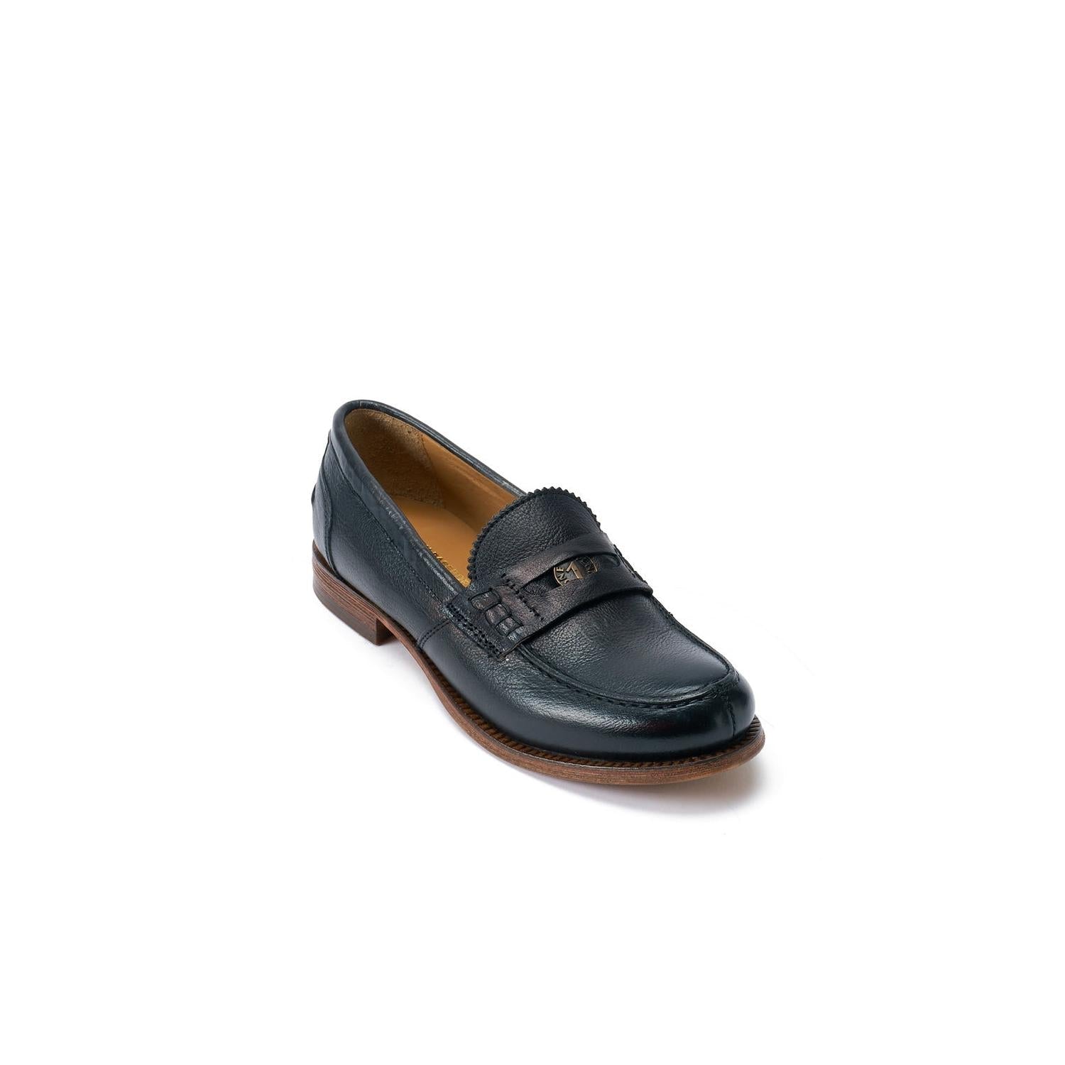Penny Loafers - Black - Women's