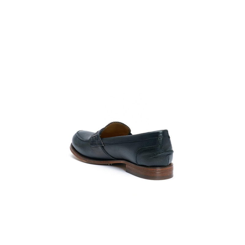 British Passport - Penny Loafers - Black - Women