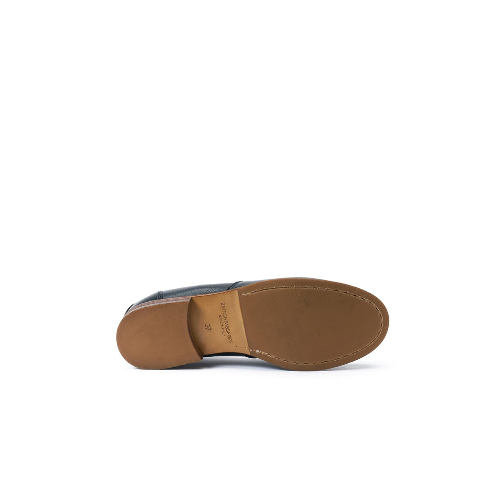 Penny Loafers - Black - Women's