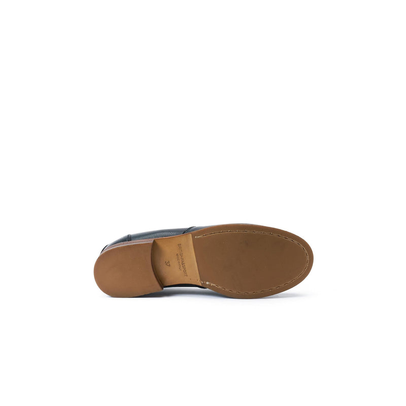 British Passport - Penny Loafers - Black - Women