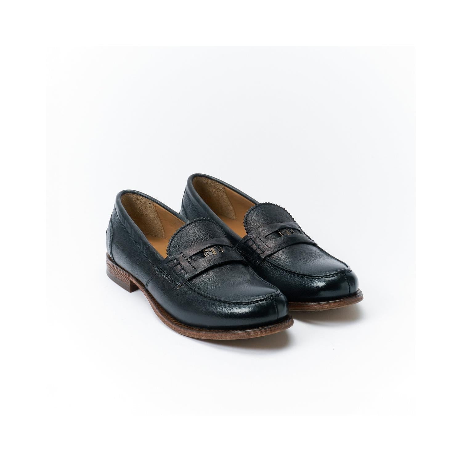 Penny Loafers - Black - Women's