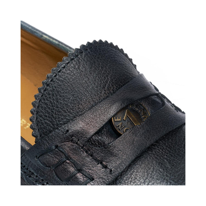 British Passport - Penny Loafers - Black - Women