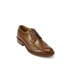Long Wingtip Derby Shoes - Khaki - Women