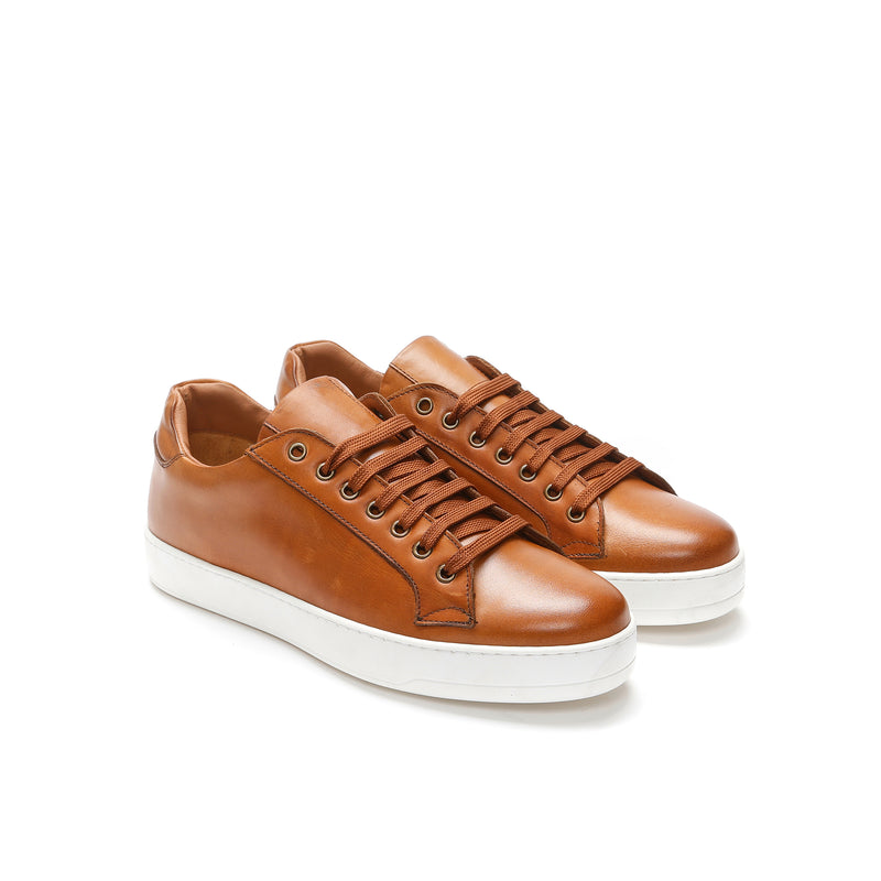 Lace-up Sneakers, Light Brown Color - Men