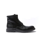 Bottines Derby À Bout Droit - Noir - Homme