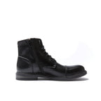 Bottines Derby À Bout Droit - Noir - Homme