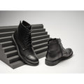 Bottines Derby À Bout Droit - Noir - Homme