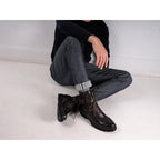 Stiefeletten mit gerader Kappe - Dunkelbraun - Herren