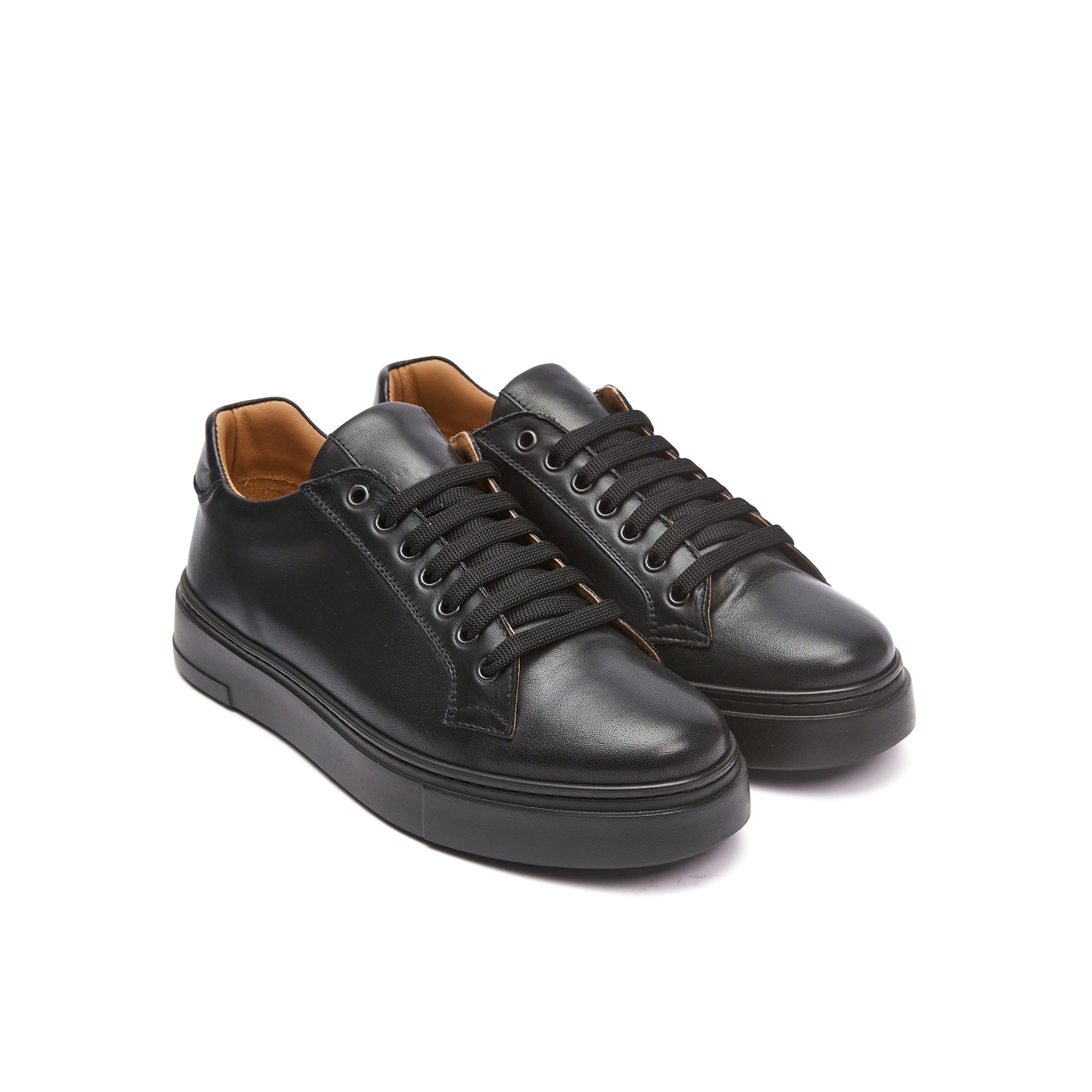 Zapatillas con Cordones Clásicas - Negro - Hombre