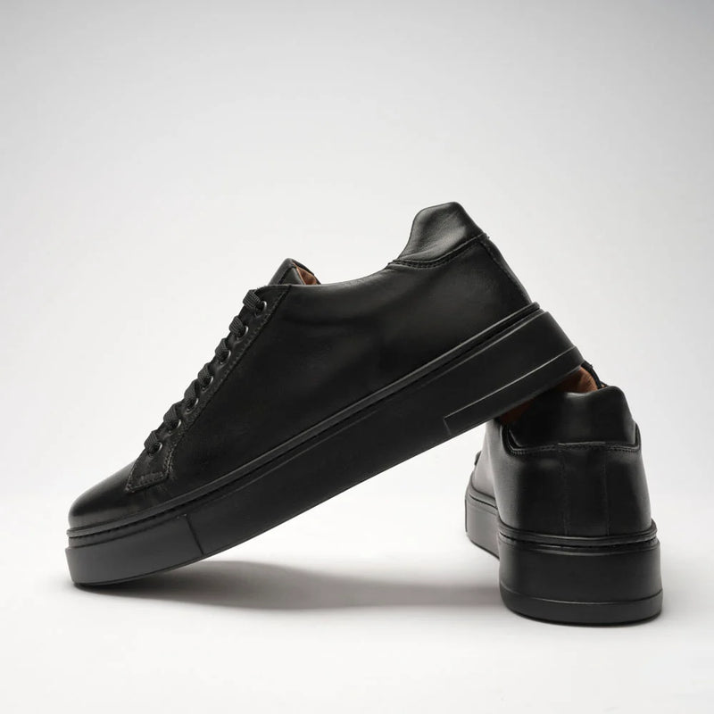 British Passport - Baskets À Lacets Classiques - Noir - Homme