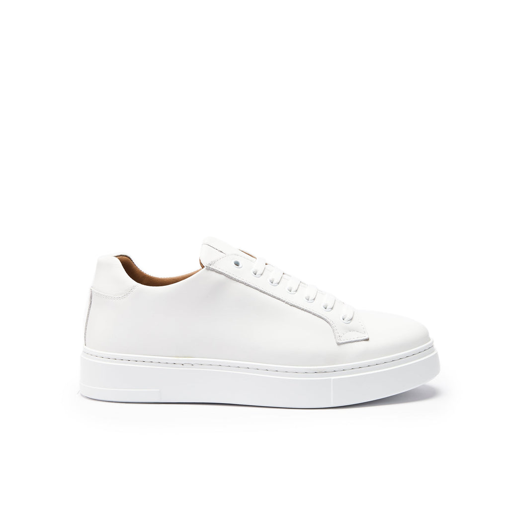 Zapatillas Con Cordones Clásicas - Blanco - Hombre