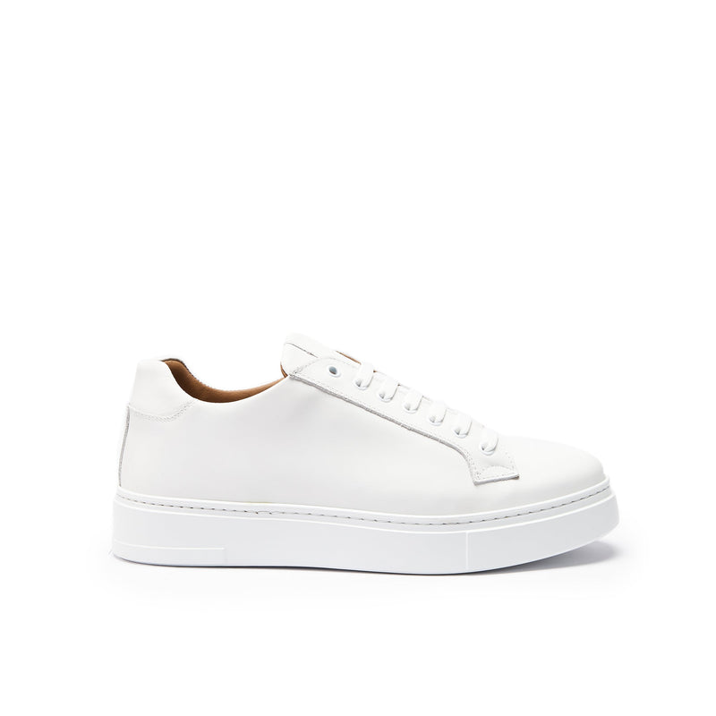 Classic Lace-Up Sneakers - White - Men